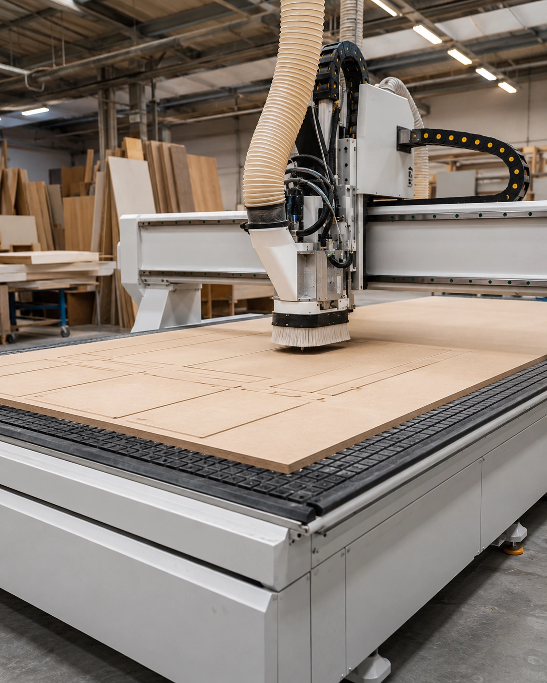 CNC cutting untuk proses pemotongan material custom