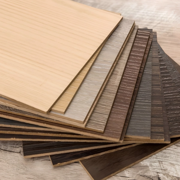 Sampel HPL dan material finishing untuk furniture custom Ayune